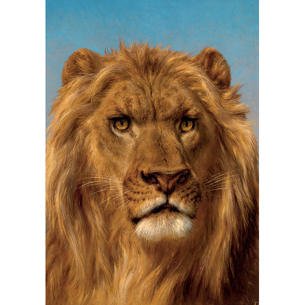 Carte postale Bonheur - El Cid, tête de lion