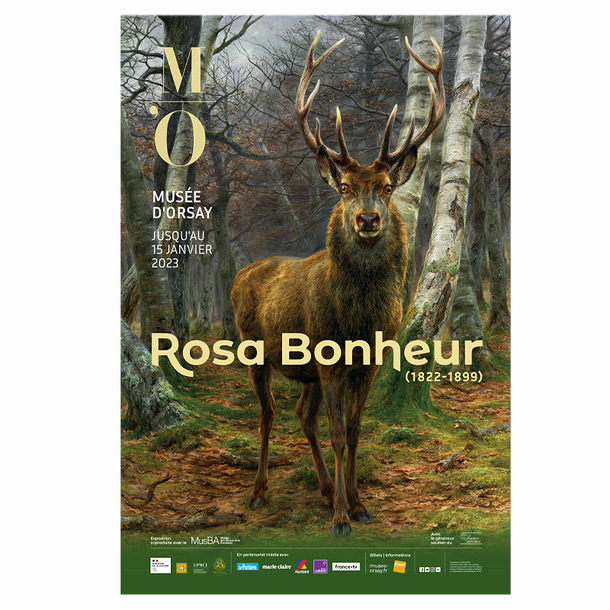 Affiche de l'exposition - Rosa Bonheur (1822-1899) - 40 x 60 cm