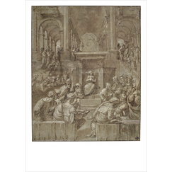 Carte postale Bagnacavallo - Jésus au Temple parmi les docteurs
