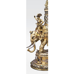 Wolff Bookmark - Drinking container: elephant with war tower