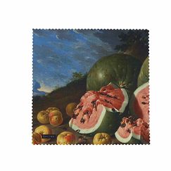 Microfibre Luis Egidio Meléndez - Nature morte avec pastèques et pommes, 1771 - 14,5 x 14,5 cm