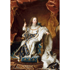 Carte postale Rigaud - Louis XV, roi de France