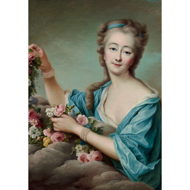 Drouais Postcard - Jeanne Bécu, aka Madame du Barry
