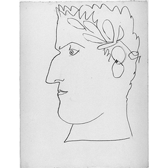 Picasso Postcard - Portrait of Apollinaire
