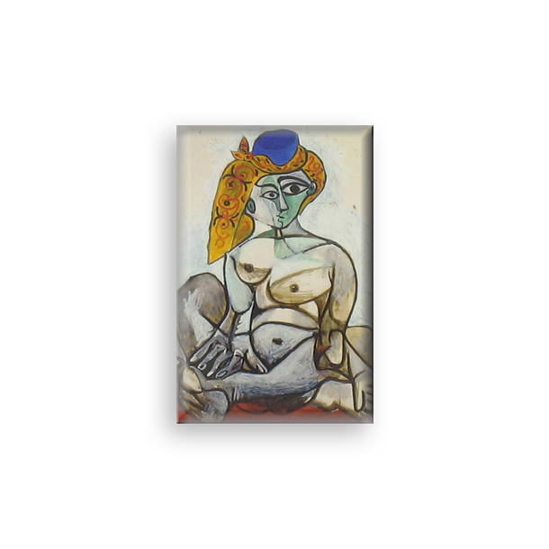 Magnet Picasso - Femme nue au bonnet turc