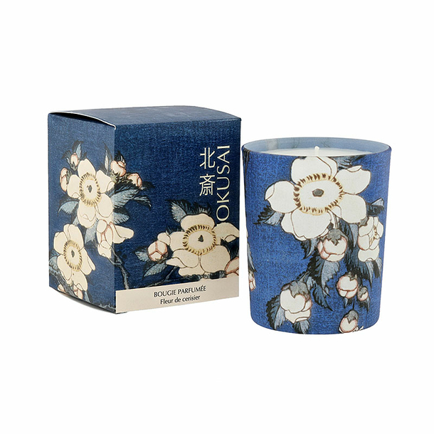 Bougie parfumée Fleur de cerisier - Hokusai