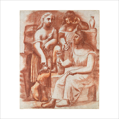 Carte Postale Picasso - Trois Femmes à La Fontaine