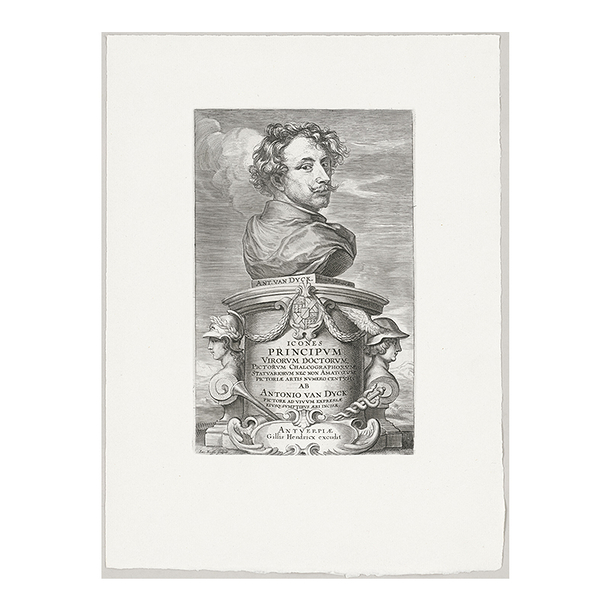 Engraving Frontispice - Anton van Dyck