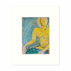Reproduction sous Marie-Louise Henri Matisse - Katia à la chemise jaune, 1951