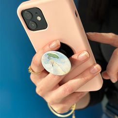 Handle/phone holder Claude Monet - Woman with umbrella turned to the right - PopSockets