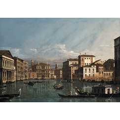 Bellotto Postcard - The Grand Canal in Venice