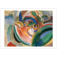 Carte postale Delaunay - Fillette aux pastèques