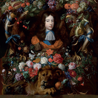 De Heem Postcard - Portrait of Guillaume III d'Orange