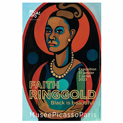 Exhibition Poster - Faith Ringgold. Black is beautiful - 40 x 60 cm