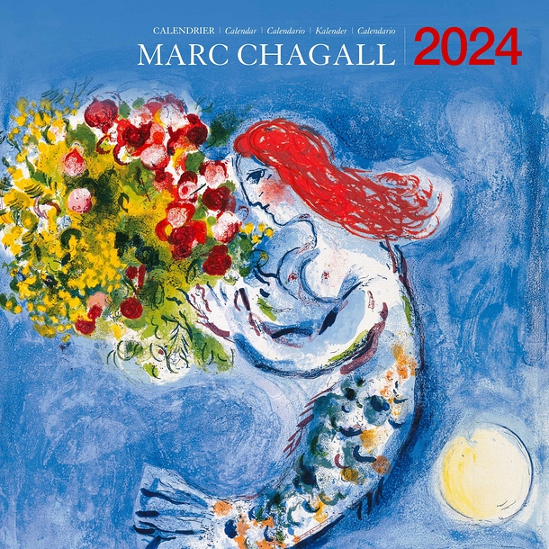 Calendrier 2024 Marc Chagall - 30 x 30 cm