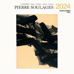 Calendrier 2024 Pierre Soulages - 30 x 30 cm