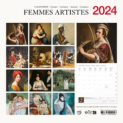 Calendrier 2024 Femmes peintres - 30 x 30 cm