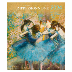 2024 Small Calendar - Impressionism - 15.5 x 18 cm