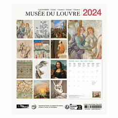2024 Small Calendar - Musée du Louvre - 15.5 x 18 cm