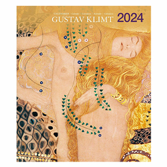 2024 Small Calendar - Gustav Klimt - 15.5 x 18 cm
