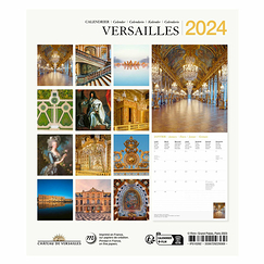 2024 Small Calendar - Palace of Versailles - 15.5 x 18 cm