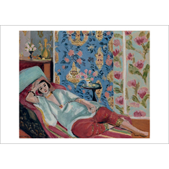 Carte postale Matisse - Odalisque à la culotte rouge
