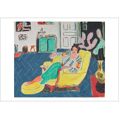 Carte postale Matisse - Femme assise dans un fauteuil