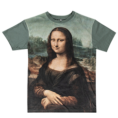 T-shirt Mona Lisa all over - Musée du Louvre