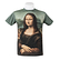 T-shirt Joconde all over vert Musée du Louvre 2023 taille S