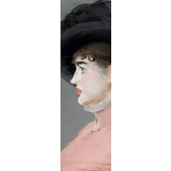 Marque-pages Manet - Portrait d'Irma Brunner, dit aussi La Femme au chapeau noir