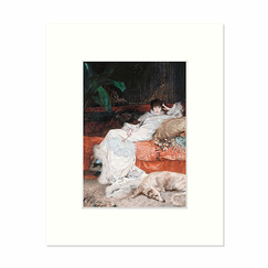 Reproduction sous Marie-Louise Georges Clairin - Portrait de Sarah Bernhardt, 1876