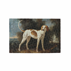 Micro Puzzle 150 pièces Jean-Baptiste Oudry - Polydore, chien de la meute de Louis XV, 1726