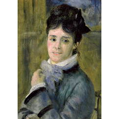 Carte postale Renoir - Portrait de Mme Claude Monet