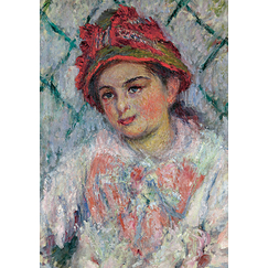 Monet Postcard - Blanche Hoschede as a Child