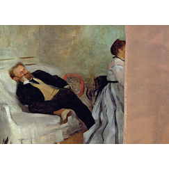Carte postale Degas - Monsieur et madame Édouard Manet