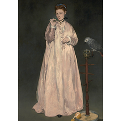 Manet Postcard - A Young Woman