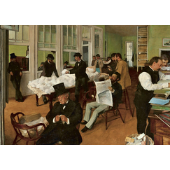 Carte postale Degas - Portraits dans un bureau