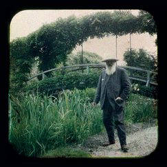 Carte postale Clémentel - Claude Monet à Giverny, vers 1917