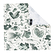 Deux serviettes de table vertes Herbier du roi 2023 38x50