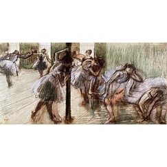 Carte postale Degas - Au foyer de la danse