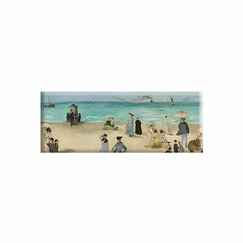 Magnet Édouard Manet - On the beach at Boulogne, 1868