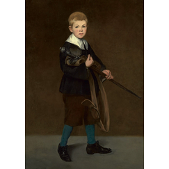 Manet Postcard - Boy Carrying a Sword