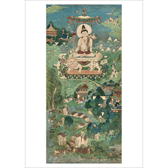 Carte postale - Avalokiteshvara sous son aspect Simhanada
