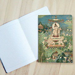 Notebook - Avalokiteshvara in his Simhanada aspect with the "Lion's Roar"