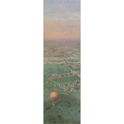 Marque-pages NAVLET - Vue générale de Paris, prise de l'Observatoire, en ballon
