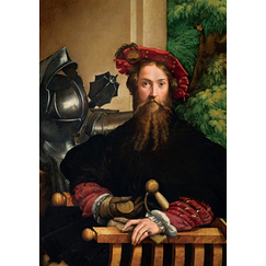 Parmigianino Postcard - Portrait of Galeazzo Sanvitale