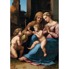 Raphael Postcard - Madonna of Divine Love