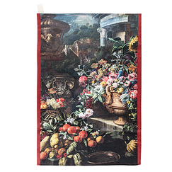 Towel Brueghel / Ruoppolo - Still life with fruit and flowers, 1680-1685 - 72x48cm