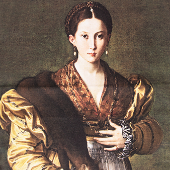 Bag Parmigianino - Portrait of a young woman called Antea, circa 1535 - 41x35cm