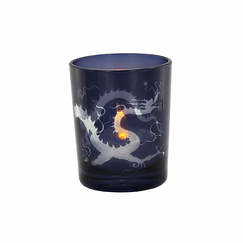 Tealight holder with Dragon decoration with LED
